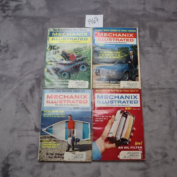 Mechanix Illustrated Magazines 1967's Lot 12 Rare Vintage great ADs - Picture 4 of 12